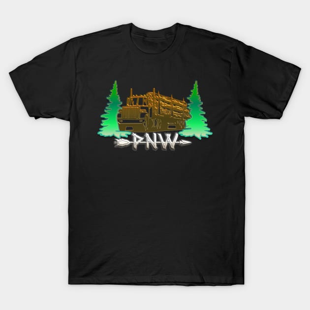 PNW Logger T-Shirt by Fisherbum